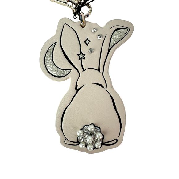 Kate Spade Bunbun Bunny Keychain - Picture 2 of 4